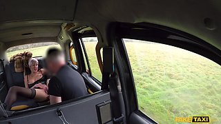 Tattooed Blond MILF in Fake Taxi