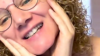 Close-up of Merce Masturbating in a Chair, Horny as Fuck