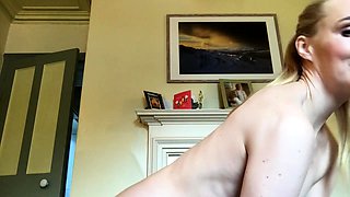Blond and small titted sandwich