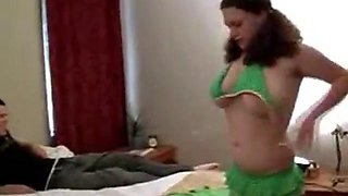 Vanessa green bikini