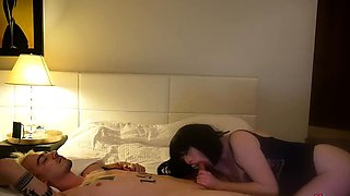 Amateur blonde and brunette have hot lesbian sex