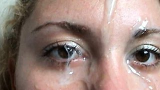 Amateur public blowjobs facial