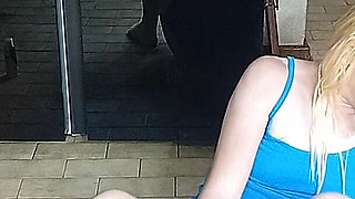 Hot Blonde 18 Year Old Babe Fucking Rc Car with Dildo