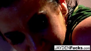 Kelly Surfer and Jayden Jaymes enjoy some lesbian pleasure.