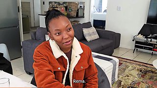 Bubble Butt Ebony Teen Pussy Pounded