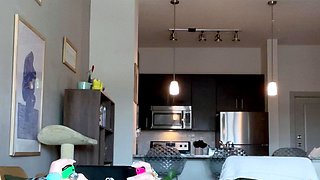 Amateur blondie solo anal masturbation