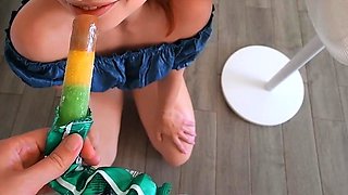 Ice cream or dick? What will you choose to cool down?