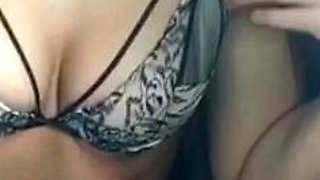 Big boobs milf masturbates with her dildo