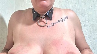 BDSM on Myself with Some Wax Play