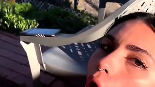 HulkandIsa Fucks Wildly Outside