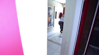 Redhead BBW gets fucked hard
