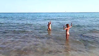 Wanna See Rita and Fayah Fooling Around in the Beach? Definately Just for Fans of This 2