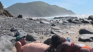 Lost Between Tides and Each Other -horny Ebony MILF Rides Her Lover