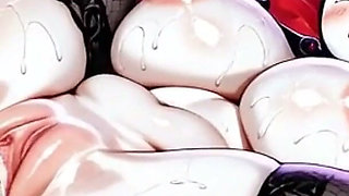 Anime Girl Pussy Destroyed - Crazy Loud Moans & Filled with Thick Cum