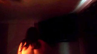 Cute amateur brunette naughty in solo jerking show on camera