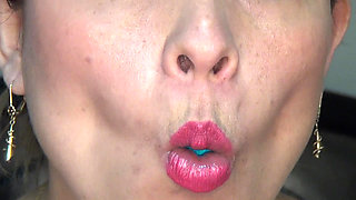 Swallowing Huge Almonds Nonstop!!!