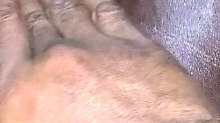 Horny African Foreplay Teen Loves to Get Wet by the Feeling of Soft Cock Rubbing Her Oiled Pussy
