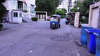 Cute Thai teen with big tits picked up