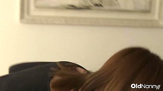 Raunchy Mature Offers Two Students Hard sex 3some sex