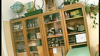 Blonde Student Legs up Fucked Hard by Teacher