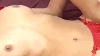 Young Brazilian Naughty Boots Lingerie to Seduce Her Stepdad 100% Anal