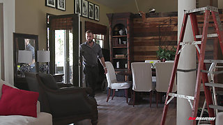 Young hottie Athena fucks the boss