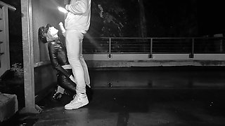 After party: I Get Fucked Hard on the Street and Take a Facial