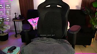 Stacked brunette goes solo toys and masturbation