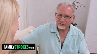 Cute blonda step daughter gets fucking Big Dick down from older fellow ~ familystrokes
