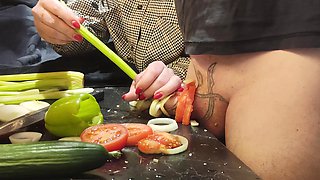 CBT. Extreme Dick and Urethral Torment in the Kitchen! Cooking Cock 2. Episode 2/3. Full.