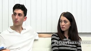 Therapy Brings Stepbro closer to Stepsis Comfort - Cora Cox, Kenzie Love