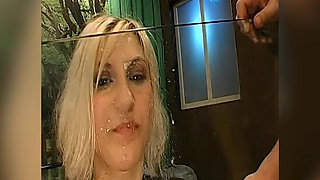 Blonde & Asian Sluts Covered in Bukkake Facials - Cum Swallowing & Swallowng