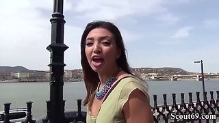German Skinny Teen Frida Sante Takes Big Cock Anal Pounding in Fake Model Casting