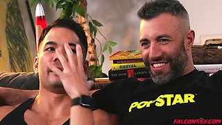 Cole open wide his ass for Colton huge dick