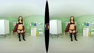 After Care; Nurse Striptease Solo Patient Petite Small Tits