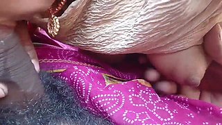 Enormous titties mounds press milk mayo in steamy bhabhi's throat