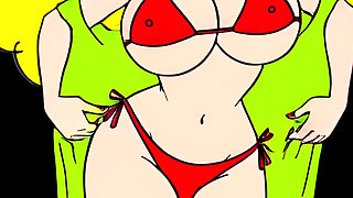 Married Housewife Maria Spreads Her Legs and Becomes a Slut Wife. Cartoon Hentai