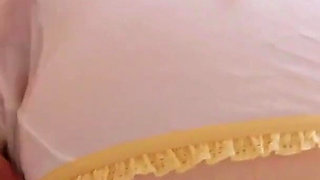 Stepbrother Just Rub My Pussy but Don't Penetrate Please! Cum on Panties