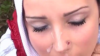 Pumping Semen Right Into Her Face!