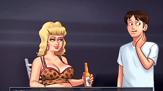 Hot lady alone at home have sex with me