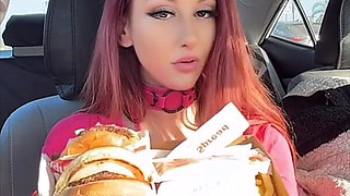 Watch Me Eating My Favorite Fast Food in the Car