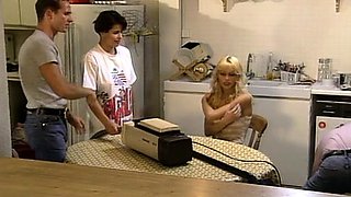 Gorgeous blondes enjoyed group sex