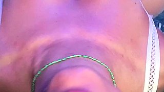 Close up amateur beauty uses her toy to masturbates