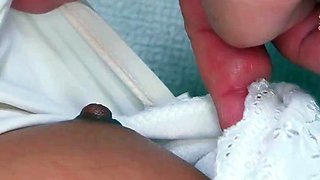 Horny big ass babe nice toys riding