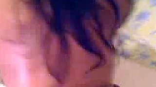 Cute curly brunette solo webcam masturbation