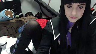 Brunette Solo Webcam Masturbation