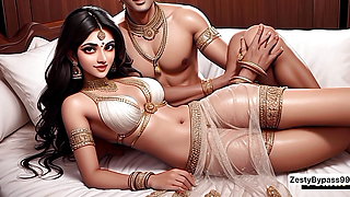 Desi Indian Step-Mom teaches How to Fuck with Step Son and Step Daughter ( Step Family Threesome Bete ne Kari Soteli ki Chudai