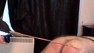 Whipping and Slave Taking My Cock