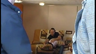 Big Boobed Blonde Slut Gets Gangbanged