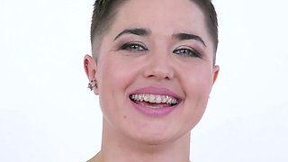 Beautiful short-haired teen IR passionate xxx video